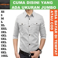 5XL 4XL 3XL XXL XL L M S XS 10XL 9XL 8XL 7XL 6XL Shirt Kemeja Pria Hem Cowok Polos Long Shirt Basic 