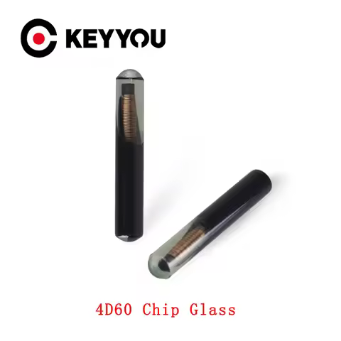KEYYOU Car Key Chip Blank 4D60 Glassy Transponder Key Chip For Ford Connect Fiesta Focus Ka Mondeo I