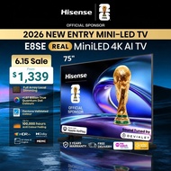 [GWP - not for sale] Hisense E8SE 75 inch 4K ULED MiniLED AI TV | Devialet-Tuned Sound System | Pant