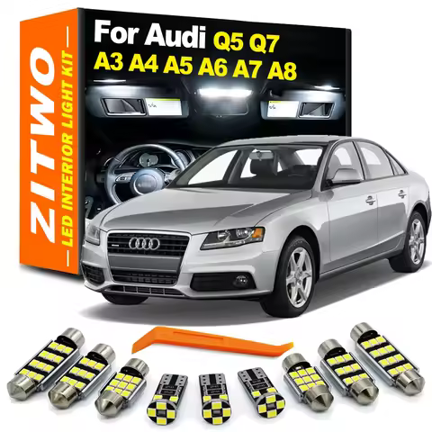 Canbus LED Interior Light Bulb Kit For Audi A3 S3 8L 8P 8V A4 S4 B5 B6 B7 B8 A5 S5 8T A6 S6 C5 C6 C7
