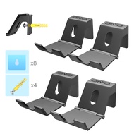 OIVO 4 Pcs PS5 Controller Wall Mout, Universal Controller Holder,PS5/PS4/Xbox One/Nintendo Switch Pro Controller/Headphone/Headset Stand Hanger, Foldable Design Wall Mount Holder