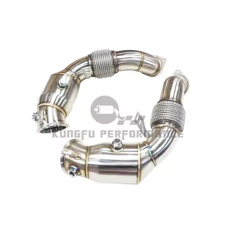 KUNGFU PERFORMANCE SS304 N63 Downpipe For B MW N63 550I Engine E70 E71 X5 X6 5 Series 650i 750xi 200