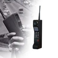 [Ronyme] Retro Brick Phone Ornament, 80s 90s Brick Mobile Phone Model Halloween Party Decorations