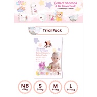 Iconic Babycare Baby Diaper Trial Pack Tape/Pants NB/S/M/L/XL/XXL (2pcs/pack)