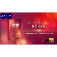 [AE PR Effects] Faded Lights Bokeh V1 Contains 10 Full HD Ready to Use Light Bokehs Duration 20 Sec 
