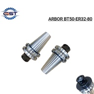 Arbor BT50 ER32 80 collet Chuck ER 32 CNC Milling holder BT 50 length 80mm TST TAIWAN