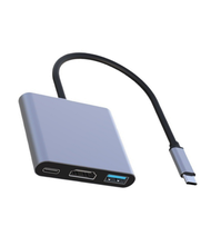 USB C to HDMI Adapter USB Type C Adapter Multiport AV Converter with 4K HDMI Output C Port & 3.0 Fas