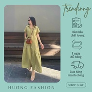 Huong fashion down shirt dress