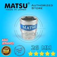 MATA DRIVE SOCKET WRENCH 26 MM 26MM HANDLE 1/2" MATSU ORIGINAL JAPAN TEKIRO KOKEN SOCK SHOCK SOCKET