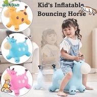 DUILIAN Animals Jumping Toys, Rubber Thickened Giraffe Bouncy Horse, Fun Sturdy Anti-fall Inflatable