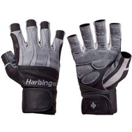Harbinger Men's BioForm Wrist Wrap Glove - Gray 健身運動男手套