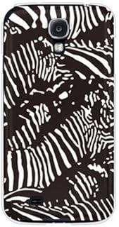 SECOND SKIN Zebra Camo Black (Clear) Design by ROTM/for GALAXY S4 SC-04E/docomo DSCC4E-PCCL-202-Y292