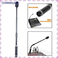 [chiwanji4x] Gooseneck Mic 3 Pin Male XLR Flexible Dynamic DJ Mic Dynamic Mic for Recording