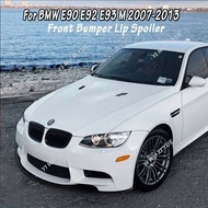 For BMW 3 Series E90 E92 E93 M3 2007-2013 Car Front Bumper Lip Splitter Spoiler Front Bumper Lip Decoration Modification