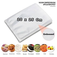 H&L Vacuum Plastic 20 x 25 cm Vacuum Bag/ Vacuum Plastic Sealer