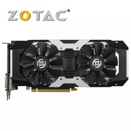 ZOTAC การ์ดจอดั้งเดิม GTX 1060 6GB GPU การ์ดแสดงผลสำหรับ GeForce NVIDIA 6GD5 GTX1060 192Bit เดสก์ท็อปแผนที่ PCI-E X16 HDMI มือสอง Dfkhdskjh