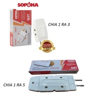 Sopoka 2200W 1 to 3 plug 1 to 5 socket can be folded 180 degrees