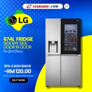 LG 674L Side by Side with Insta View & Door-in-Door Fridge  GC-X257CSES