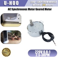 0.8-1RPM / 2.5-3RPM Synchronous Motor for Air conditioning motor Microwave rotary motor AC 220V-240V