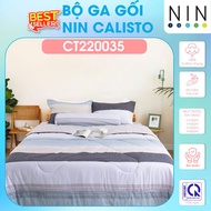 NEW Set of 3,4 Piece cotton sheets, pillowcases NIN Calisto CT220035 1m2, 1m4, 1m6, 1m8 with elastic