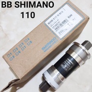 BB Shimano BB-UN300 Panjang 110 Bottom Bracket Model Kotak UN300 110mm