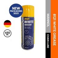 MANNOL 8121 WHITE GREASE CHAIN LUBE GERMANY 450ML