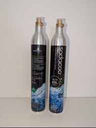 2 bottles available: Sodacoo Soda Maker CO2 Cylinder 氣泡水機CO2氣瓶