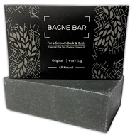 All Natural Body Acne Soap with Charcoal, Pumice, Tea Tree Oil & Vitamin E to Get Rid of Bacne Fast,
