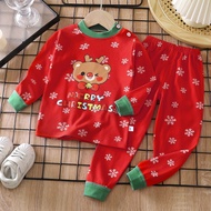 【 ZY 】 70-130CM Children's Cotton Underwear Set Casual Long-Sleeved Suit Girls' Baby Autumn Clothes 