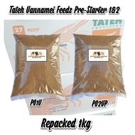 ♞Tateh Aquafeeds Vannamei Feeds Pre-Starter 1&2 PO1-PO2 Repacked 1kg