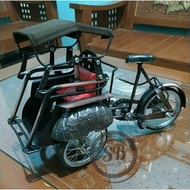 Miniatur Becak Mini Becak Jogja