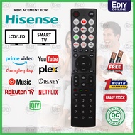 【𝐅𝐑𝐄𝐄 𝐁𝐀𝐓𝐓𝐄𝐑𝐘 𝐀𝐀𝐀𝐗𝟐】Remote Control For HISENSE EN ERF EN2P36H EN2J36H EN2G36H EN2Q36H EN2T36H ERF3H6