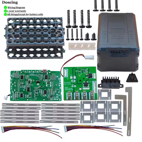 40*INR18650 Replacement Battery Case PCB DIY Capacity for Greenworks 80V GBA80200 GBA80250 GBA80400 