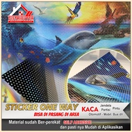 Custom 3D oneway Sticker | Oneway sticker request image | Oneway Stickers | 3D one way sticker | Hou