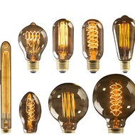 Edison Bulb E27 220V 40W ST64 G80 G95 G125 Vintage Edison bulb Incandescent Lamp Retro Filament Ligh