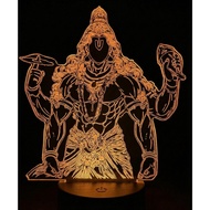 Hindu Goods 3D LED Illusion Lamp – Sacred Indian Art Series - LED USB Night Light 3D Gift For Birthd