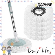 DAPHNE 1pc Mop Head Replacement, Microfiber Round Shape Spin Mop Replacement Head, Durable Reusable 