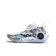 Way Of Wade 9 Landscape Painting New Color Matching Bruce Lee Elementary And Middle School Students Actual Basketball Shoes Breathable Wear-Resistant Lightweight Men