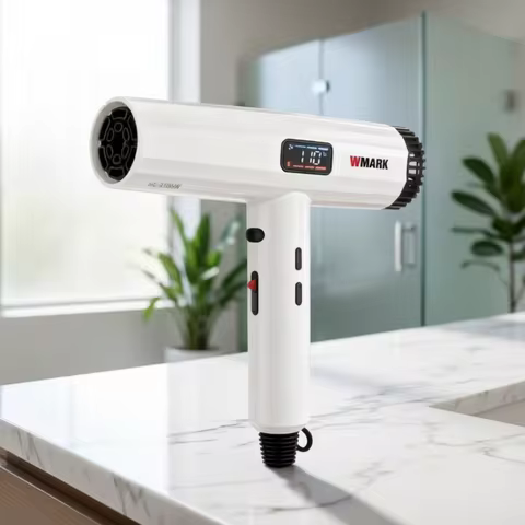WMARK Hair Dryer Professional Blow Drier Hot and Cold Adjustment Hair Dryer Machine Wired Negative I