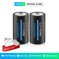 PALO 16340 16350 CR123A CR123 USB Power Photo Camera Rechargeable Battery Lithium /Industrial 3.7V 3