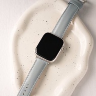 Apple Watch -【寶寶藍】同色車線真皮蘋果錶帶