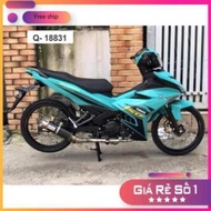 Exciter 150 car sticker, turquoise car sticker