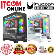 INVASION D-5000 TG MATX CASING (CS-INV-D-5000-BK/CS-INV-D-5000-WH) BLK/WHT
