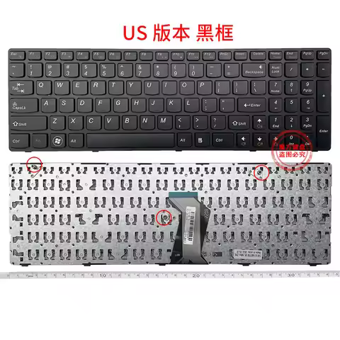 RU/BR/US/SP Laptop New Keyboard FOR Lenovo G580 G580A G580AM G585 G585G G585A G780 G770 G770A G590 Z