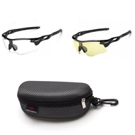 Night or Low Light Sports Sunglasses (with Free Case) - Light Tint Polarized, Anti- UV Protection Un
