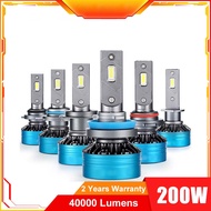 Neoglow X-7Seven Yellow lamp (ada car) 2PCS h4 180W 40000lm 3000K LED headlight bulb with color X-AP