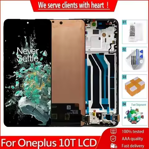 Original For OnePlus 10T LCD Display Touch Screen Digitizer Assembly Replacement 1+10T CPH2415 CPH24