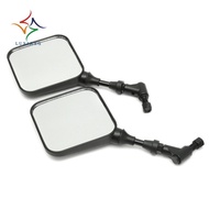 2Pcs Motorcycle Rear View Mirror Black For Suzuki Dr 200 250 Dr350 Drz 400 Dr650
