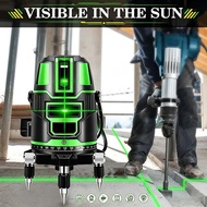 5 Lines 6 Point Adjustable Laser Level 360° Rotary Cross Self Leveling Measuring Tool Set Line Measu