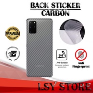 Realme X3 SuperZoom / C3 / C11 / C12 / C15 / 7i / 7 Pro Carbon Back Phone Film Protector Sticker